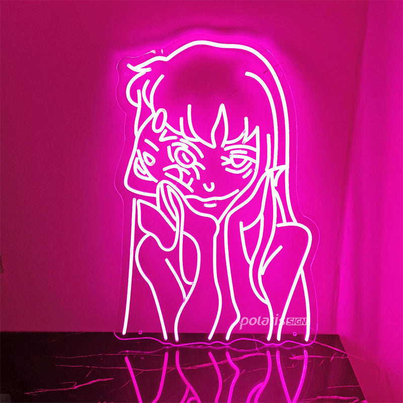 Tomie Anime Bedroom Decorate Led Neon Sign Pink
