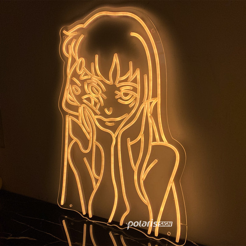 Tomie Anime Bedroom Decorate Led Neon Sign  Warm White