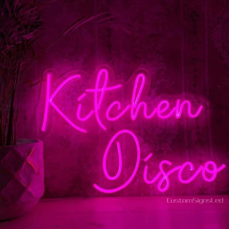 “Kitchen Disco” LED Neon Sign - Neon Sign - POLARIS SIGN