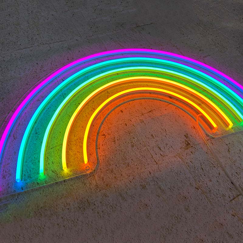 [NeonSign] rainbow polaris sign