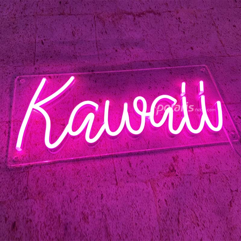 [Neon Sign] Japanese Kawaii pink polaris sign