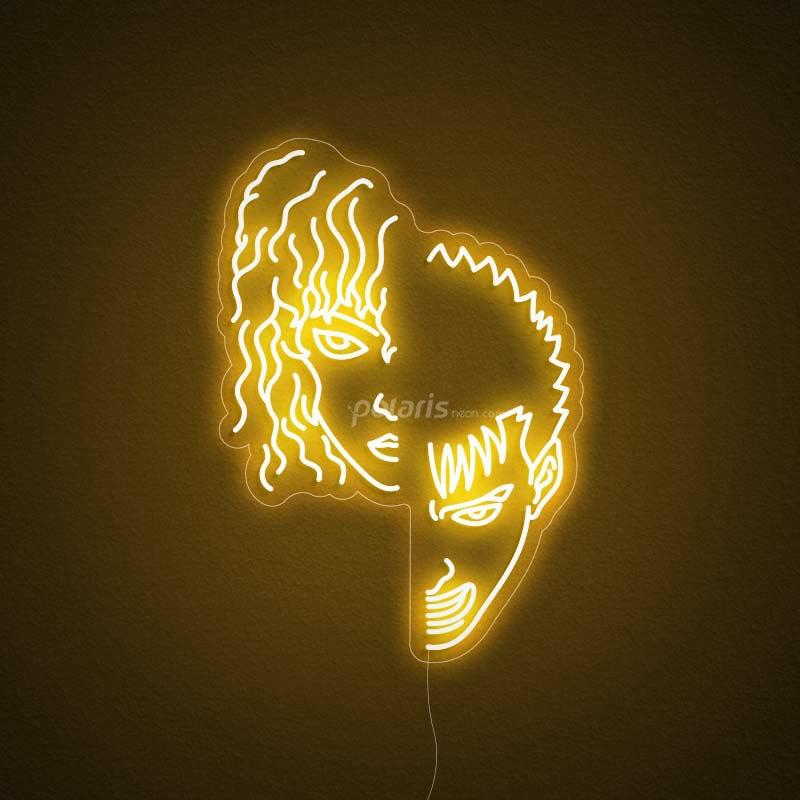 [Neon Sign] Berserj Griffith yellow polaris sign