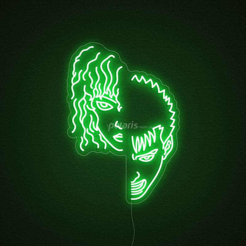 [Neon Sign] Berserj Griffith green polaris sign