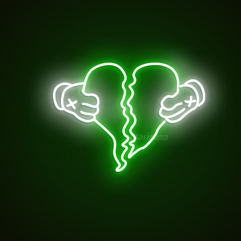 “Broker”  LED Neon Sign - Neon Sign - POLARIS SIGN GREEN